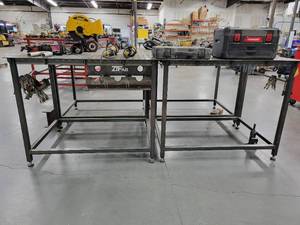 lot 43080 image: Large Rectangle Welding Table