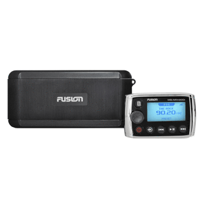 lot 47531 image: Fusion MS-BB300R Black Box Marine Entertainment System W Bluetooth & FUSION-Link - Includes NRX200i Wired Remote