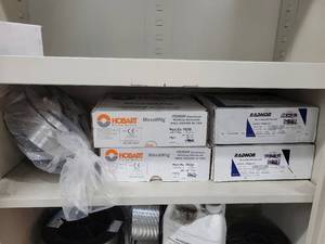 lot 43015 image: Contents Of Shelf W Hobart Filler Metals