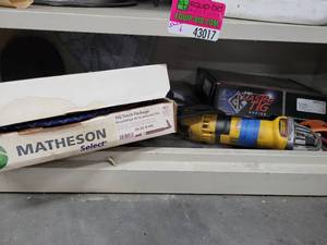 lot 43017 image: Contents Of Shelf W TIG Torch Pack, and More