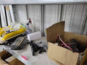 lot 43031 image: Assorted Lot W 3000lb Winch, Lighting Accessories, and More