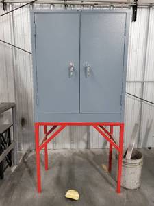 lot 43046 image: 2 Door&nbspGlobal Industries Cabinet W Stand