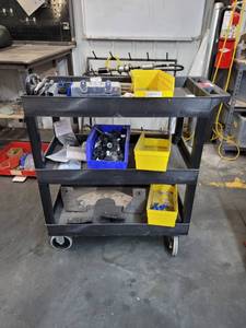 lot 47599 image: Black Utility Cart