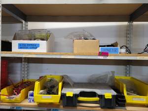 lot 43095 image: Contents Of 2 Shelves, Including Battery Switches And More