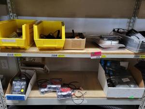 lot 43096 image: Contents Of 2 Shelves, Including Sockets, Dual USB And More