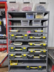 lot 43108 image: Contents Of Shelf, Including Circuit Breakers And More