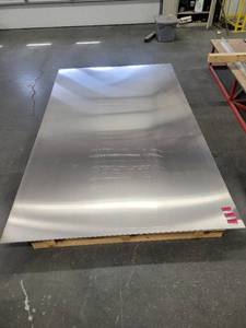 lot 47569 image: 10ft X 6ft Sheet of Aluminum