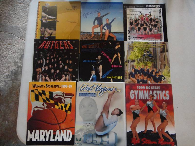 lot 1041 image: 1990s Womens College Sports Media Guides