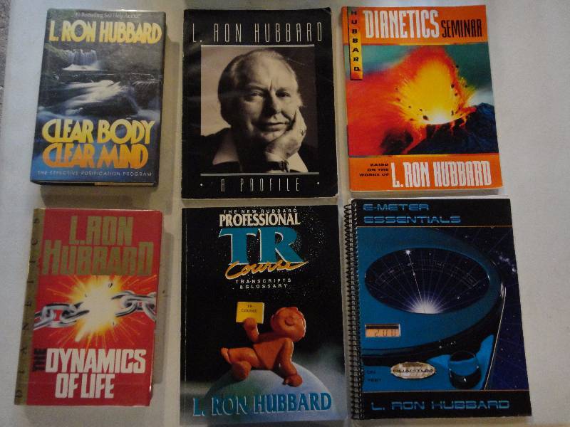 lot 1052 image: L. Ron Hubbard Dianetics Scientology Book Lot