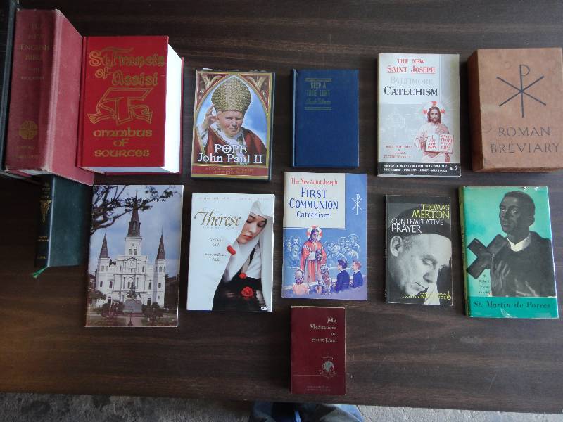 lot 2183 image: Lot of Catholic BooksDVDs