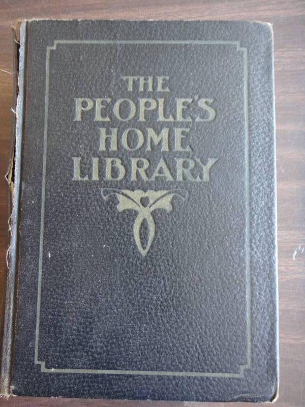 lot 2188 image: 1917 The Peoples Home Library ANTIQUE BOOK