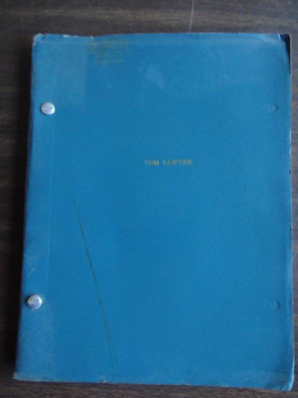 lot 2201 image: Vintage Tom Sawyer Script...COOL
