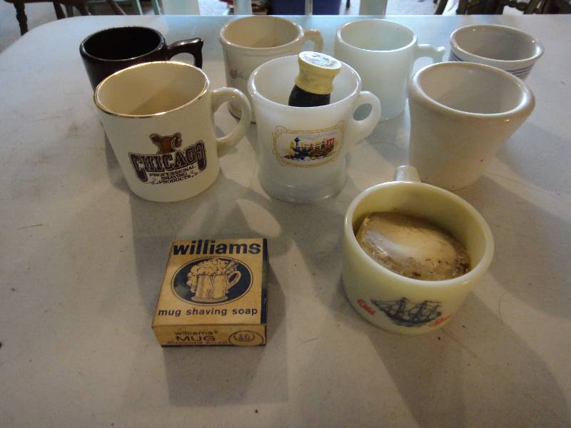 lot 1004 image: Vintage Shaving Mug Collection MUST SEE