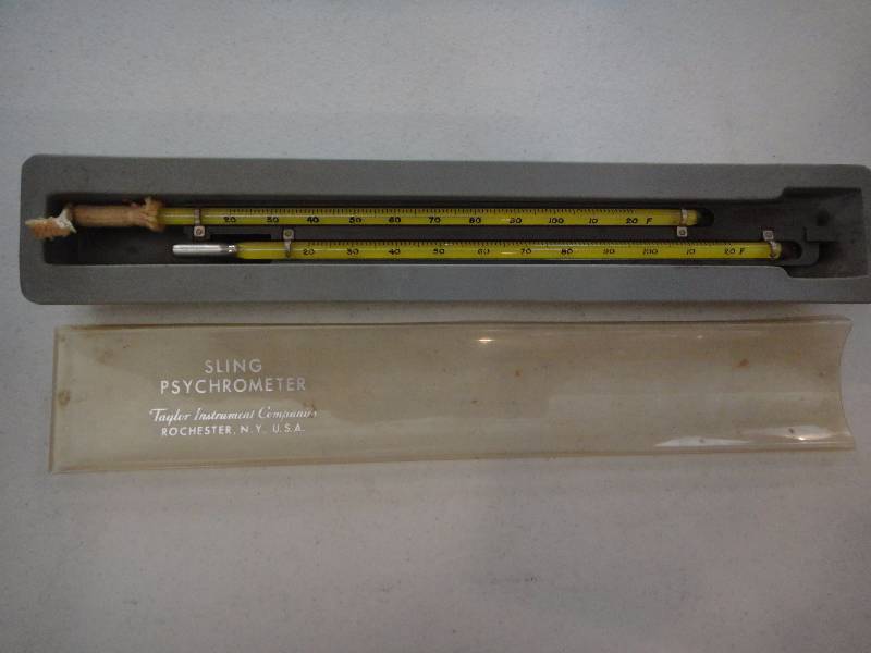 lot 1158 image: Vintage Taylor Sling Psychrometer
