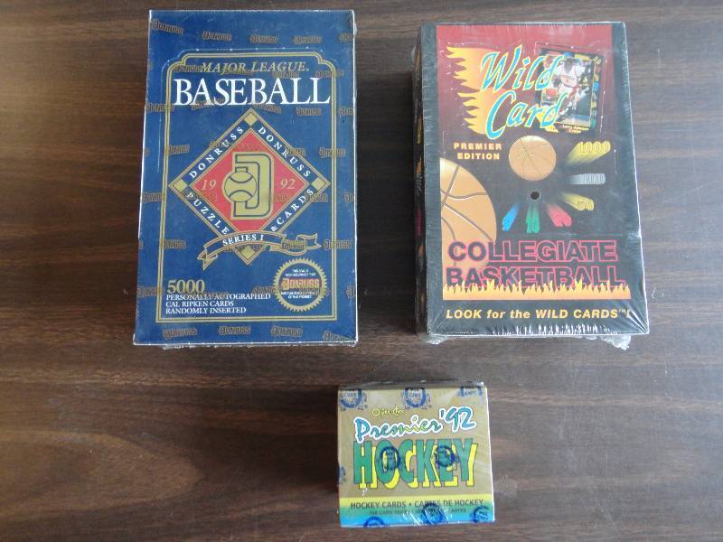 lot 1394 image: Sports Card Lot Including 1992 Donruss with a Chance for Cal Ripken Jr. Autograph Insert