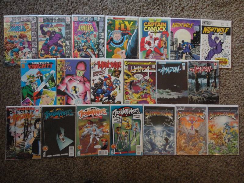 lot 1417 image: Huge Lot of Cult Comic Books