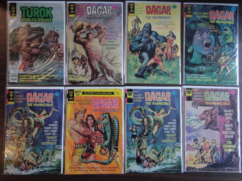 lot 1426 image: Vintage Turok and Daggar Action Packed Comic Book