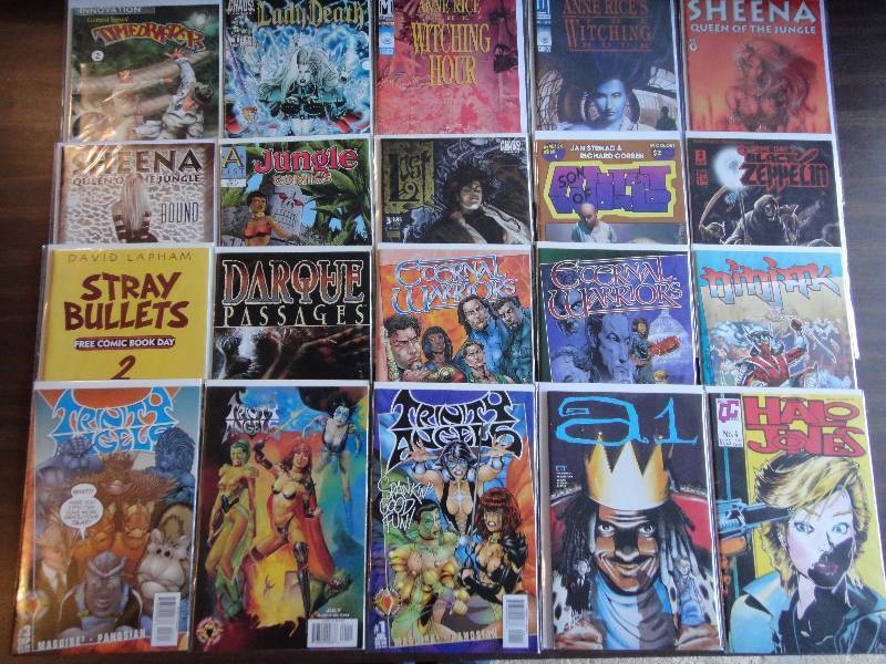 lot 1429 image: Huge Lot of AMAZING Cult Comic Books