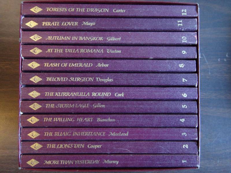 lot 1448 image: Harlequin Romance Books Novels Premiere Editions #1 - #12 Box Set