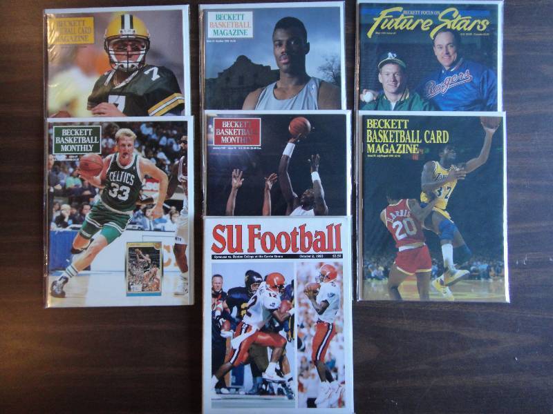 lot 1846 image: Beckett Sports Card Magazines and MORE