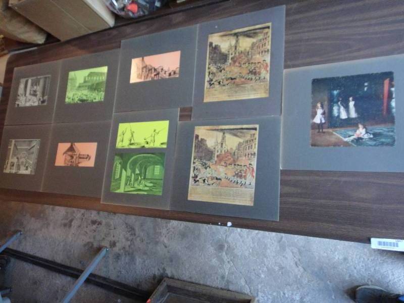 lot 1847 image: Lot of Famous Paintings from University Art Library (Teaching Aids)
