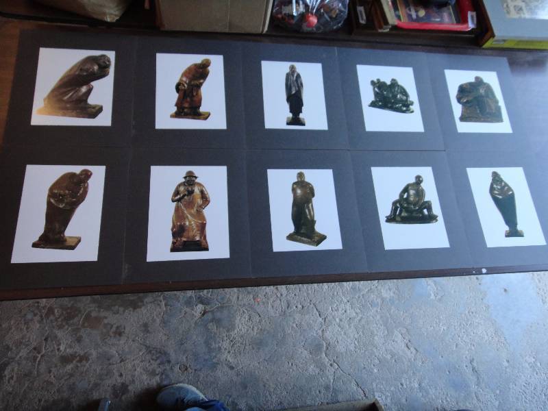 lot 1848 image: Lot of Famous Sculptures from University Art Library (Teaching Aids)