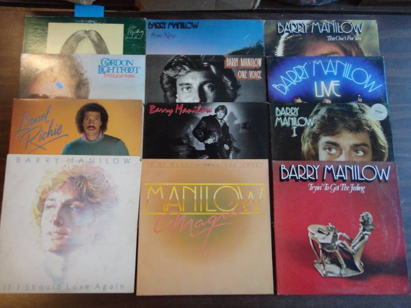 lot 1875 image: VINTAGE RECORD ALBUM LOT (Lots of Barry Manilow, MORE)