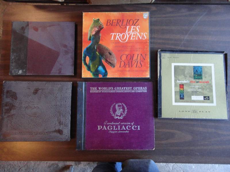 lot 1894 image: Vintage Record Album Lot, Opera, Classics