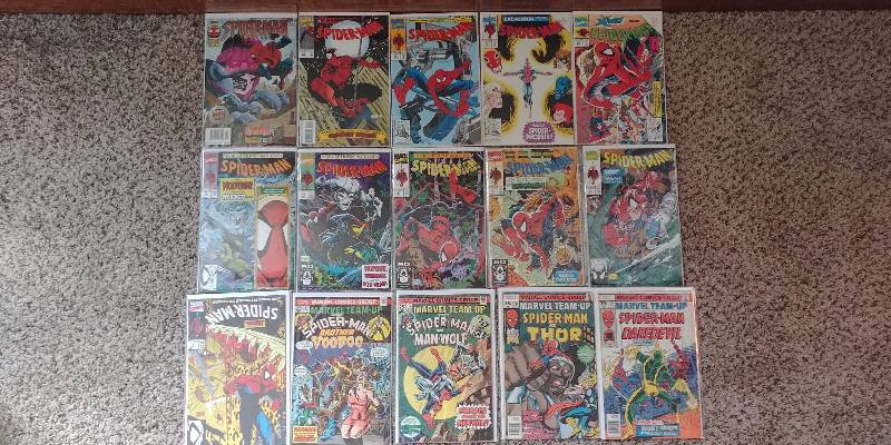lot 328 image: Classic Marvel Lot, 1970s Spider-Man, Daredevil, Thor, and more