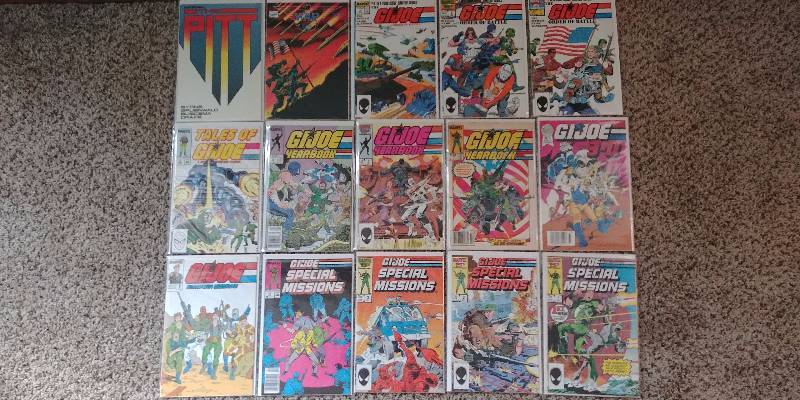 lot 327 image: Marvel GI Joe Lot, Special Missions, Yearbooks, Order of Battle, more