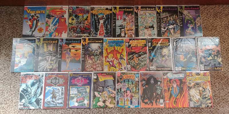 lot 324 image: Huge DC Comic Lot with Superman, Millennium, Phantom Stranger, Wasteland, More