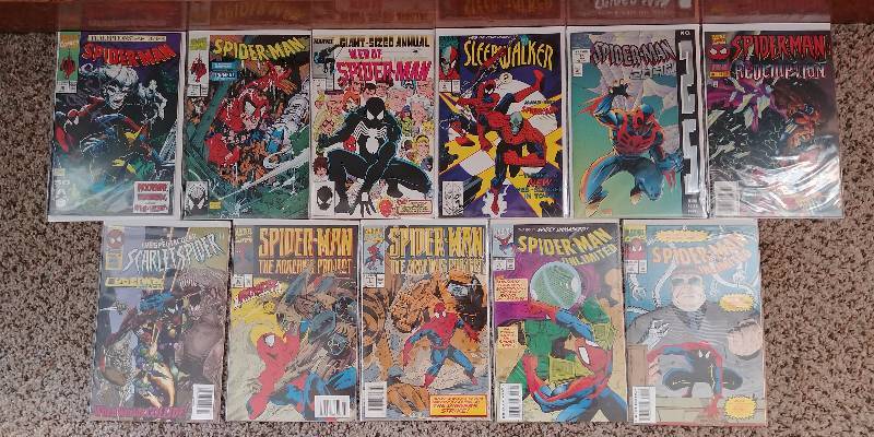 lot 322 image: Great Spider-Man Various Series Marvel Comic Book Lot