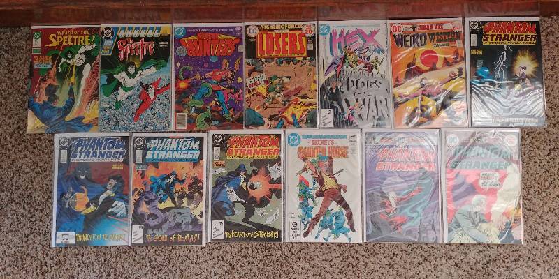 lot 318 image: DC Comics Lot, Jonah Hex, Phantom Stranger, Haunter House, Weird Western, The Losers, Star Hunters, Spectre