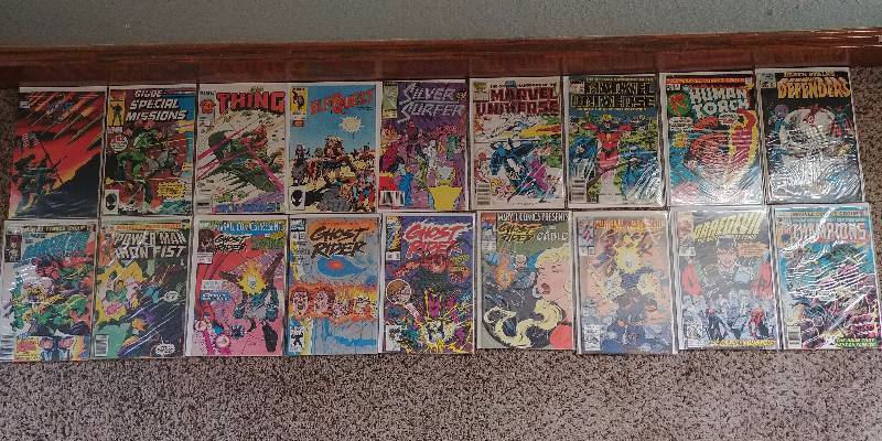 lot 315 image: HUGE LOT MARVEL COMICS, Daredevil, Ghost Rider, Champions, Defenders, more...