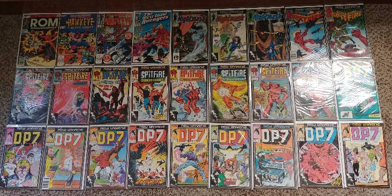 lot 309 image: ROM, Hawkeye, West Coast Avengers, more...Marvel Comic Book Lot