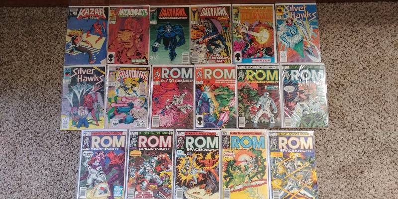 lot 308 image: Marvel Comic Book Lot with ROM, Guardians, more...