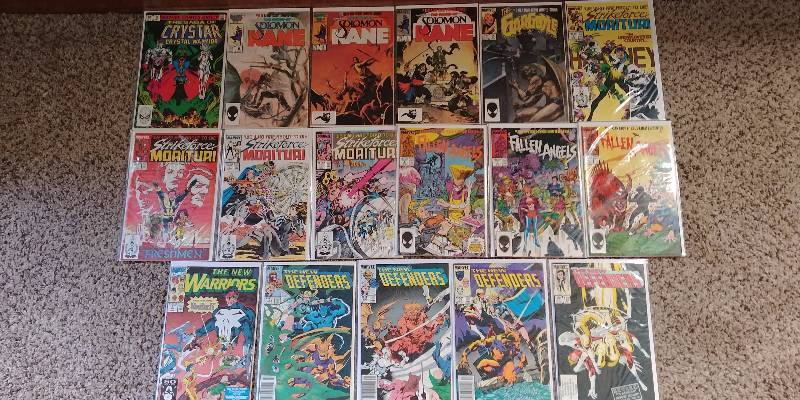 lot 307 image: Marvel Comics New Defenders, etc Comic Book Lot