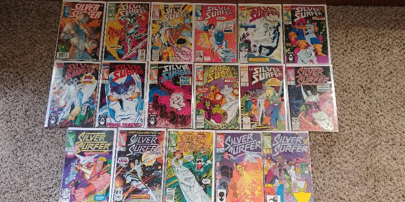 lot 304 image: SIlver Surfer Marvel Comic Book Lot