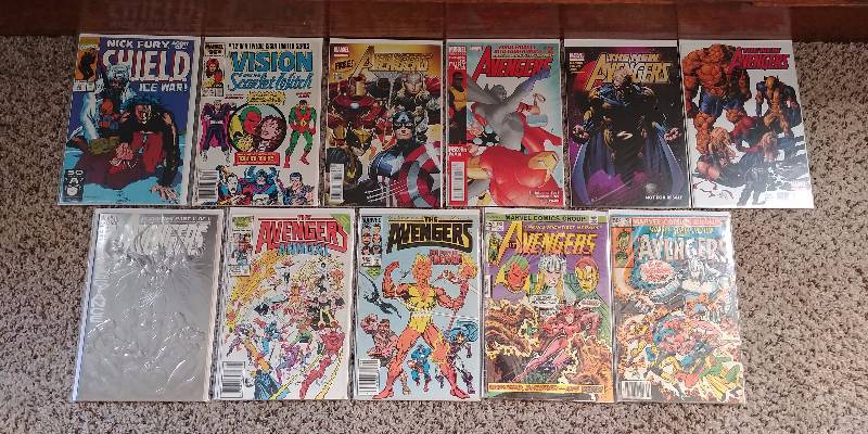 lot 301 image: 1970s and Newer Marvel Avengers Comic Book Lot