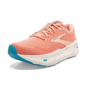 lot 13509 image: Brooks Womens Ghost Max Cushion Neutral Running &amp Walking Shoe - PapayaApricotBlue - 10 Medium