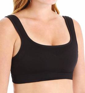 lot 13562 image: Jockey Womens Activewear High Impact Performance Seamless Sports Bra, Black, M