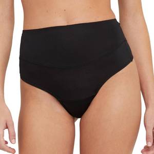 lot 13572 image: Hanes Womens Panties Pack, Smoothing Microfiber No-Show Underwear, May Vary, Assorted Colors, 3-Pack Thongs, 9