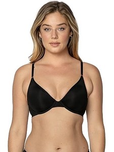 lot 13578 image: Smart & Sexy Womens Silky Smooth Demi Unlined Underwire Bra, Black Hue. 38C