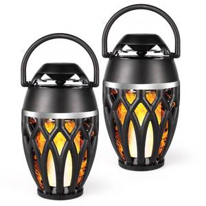 lot 13619 image: Vanten 2 Packs Outdoor Bluetooth Speakers, Bluetooth 5.0 Led Flame Speaker, IPX5 Waterproof Flame Torch Atmosphere Speaker, Flame Lamp, Gifts for Men Women, Decorations for Party Garden Home Patio