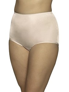 lot 13666 image: Vanity Fair Womens Perfectly Yours Ravissant Premium Tailored Nylon Brief #15712 Extra Large, Fawn, 10