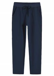 lot 13680 image: Weintee Womens Petite Cotton Sweatpants with Pockets L Navy