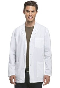 lot 13681 image: Dickies EDS Professional Men Scrubs Lab Coats 31 Consultation 81404, M, White