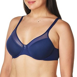 lot 13734 image: Bali womens Bali Womens One Smooth Ultra Light Convertible Df3439 Full Coverage Bra, In the Navy, 34C US