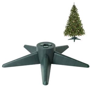 lot 13759 image: Bjartur Christmas Tree Stand, Christmas Tree Base for Artificial Tree 5-8 Ft Adjustable Holder Replacement Fits 0.750.871.25 Inch Xmas Tree Pole Green Decorations