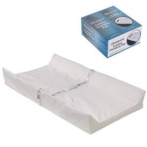 lot 13761 image: Beautyrest Foam Contoured Changing Pad with Waterproof Cover